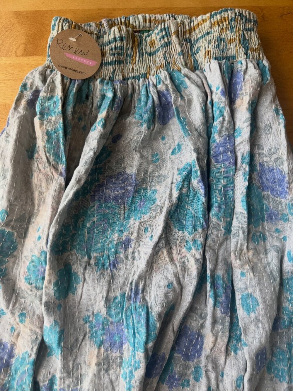 Renew Bohemian: Kantha Harem Pants S/M